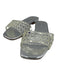 Veronica Beard Shoe Size 6M sliver Metallic Faux Leather woven pvc strap Sandals sliver / 6M