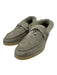 Loro Piana Shoe Size 39 Gray Suede Faux Fur Loafer Metal Accent Shoes Gray / 39