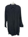 Co Size S Black Silk Long Sleeve Button Up & Collar Tunic Top Black / S