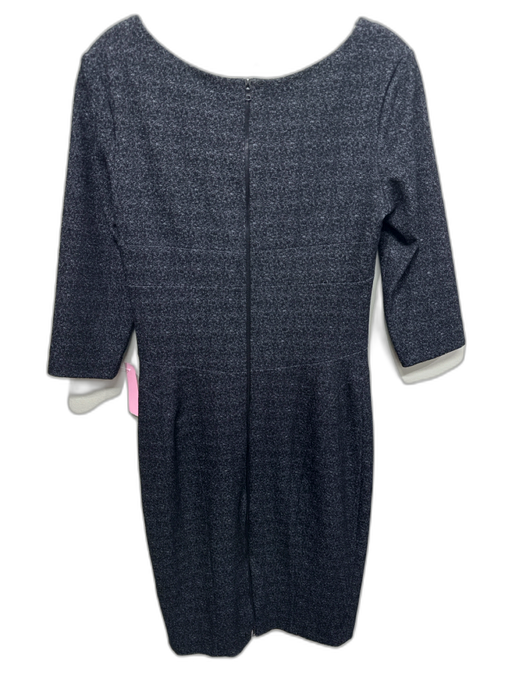 Narciso Rodriguez Size 40 Black & White Viscose & Polyester Short Sleeve Dress Black & White / 40
