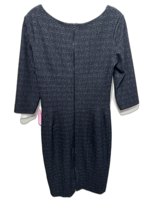 Narciso Rodriguez Size 40 Black & White Viscose & Polyester Short Sleeve Dress Black & White / 40