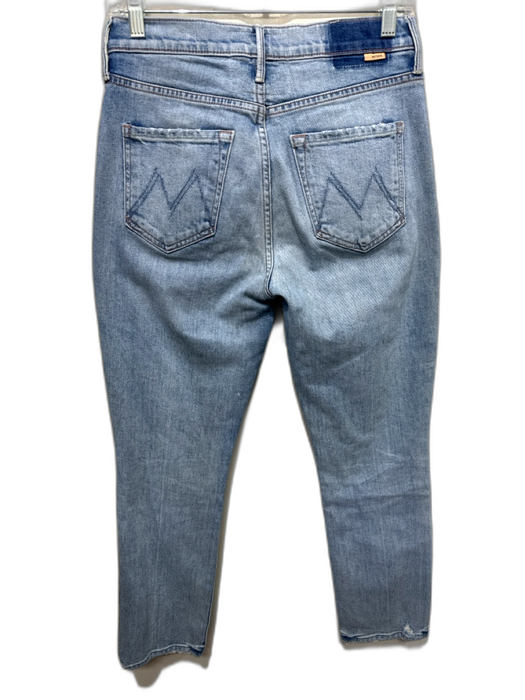 Mother Superior Size 27 Light Wash Cotton Zip Fly Slim Fit Jeans Light Wash / 27