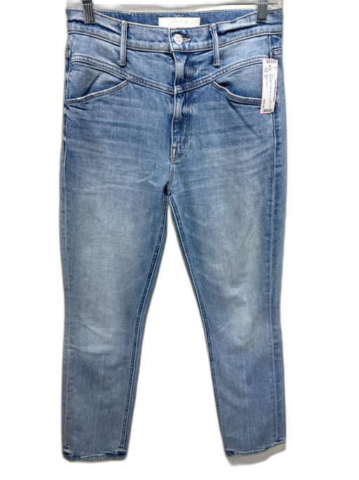 Mother Superior Size 27 Light Wash Cotton Zip Fly Slim Fit Jeans Light Wash / 27