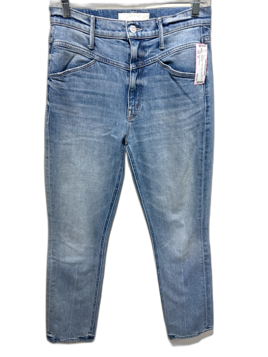 Mother Superior Size 27 Light Wash Cotton Zip Fly Slim Fit Jeans Light Wash / 27
