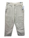 Golf le Fleur Size Est 30 White Cotton Solid Khaki Men's Pants White / Est 30