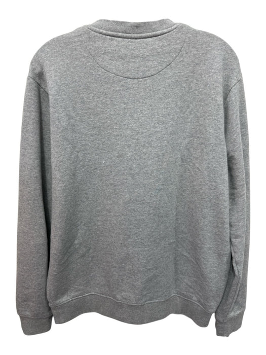 Bally Size 40 Gray Cotton logo Sweatshirt Men's Long Sleeve Shirt Gray / 40
