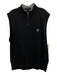 Fairway & Greene Size L Black Cotton Solid Men's Vest Black / L