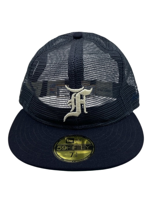 Essentials Navy Blue Trucker Men's Hat Navy Blue