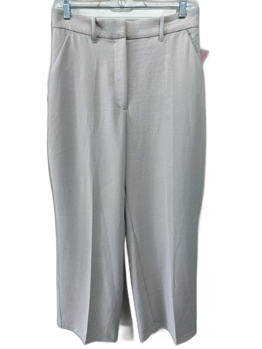 Abercrombie & Fitch Size M Khaki Beige Polyester Wide Leg Belt Loops Pants Khaki Beige / M