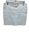 SPRWMN Size L White Leather Elastic Waist Mini Skirt White / L