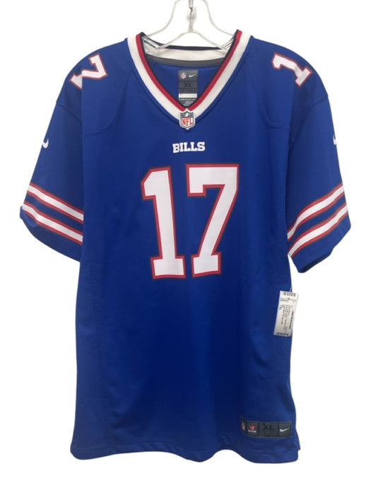 Nike Size YXL Red, White & Blue Polyester Jersey Men's Short Sleeve Red, White & Blue / YXL