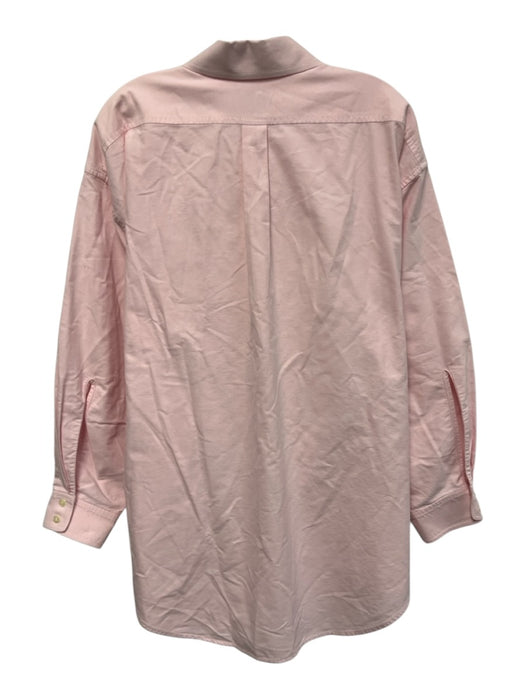 Rachel Comey Size M/L Light Pink Cotton Long Balloon Sleeve Button Up Shirt Top Light Pink / M/L