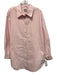 Rachel Comey Size M/L Light Pink Cotton Long Balloon Sleeve Button Up Shirt Top Light Pink / M/L