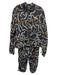 Sweaty Betty Size 12/10 Gray & multi Polyamide Abstract Print Zip Front Pant Set Gray & multi / 12/10