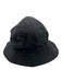 Rachel Comey Black Cotton Blend Asymmetric Sun Floppy wide brim Hat Black