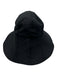 Rachel Comey Black Cotton Blend Asymmetric Sun Floppy wide brim Hat Black