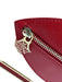 Charlotte Olympia Pink & Red Textile & Leather Lips Zip Close Pouch Clutch Bag Pink & Red