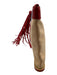 Charlotte Olympia Pink & Red Textile & Leather Lips Zip Close Pouch Clutch Bag Pink & Red