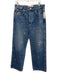 AMO Size 29 Medium Wash Cotton Denim Paint Splatter Button Fly Jeans Medium Wash / 29