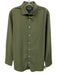 Mizzen + Main Size M Green Synthetic Grid Button Up Athleisure Long Sleeve Shirt Green / M