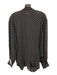 Alexa Chung Size M Black & White Polyester Long Sleeve Polka Dot Buttons Top Black & White / M
