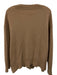 Equipment Size L Light Brown Cashmere Oversized button V Neck Cardigan Light Brown / L