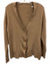 Equipment Size L Light Brown Cashmere Oversized button V Neck Cardigan Light Brown / L