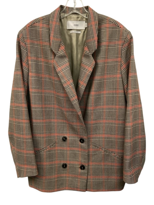 Closed Size L Beige, Red, Blue Virgin Wool & Polyester Double Breast Jacket Beige, Red, Blue / L