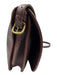 Coach Dark Red Leather Buckle clasp Flap Crossbody Messenger Bag Dark Red / S