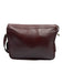 Coach Dark Red Leather Buckle clasp Flap Crossbody Messenger Bag Dark Red / S