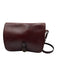 Coach Dark Red Leather Buckle clasp Flap Crossbody Messenger Bag Dark Red / S