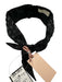Mignonne Gavigan Black Beaded Silk Tie Necklace Black