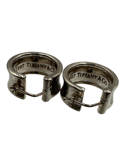 Tiffany & Co. Silver Sterling Silver 925 Hoop Hook Back Earrings Silver