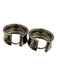 Tiffany & Co. Silver Sterling Silver 925 Hoop Hook Back Earrings Silver