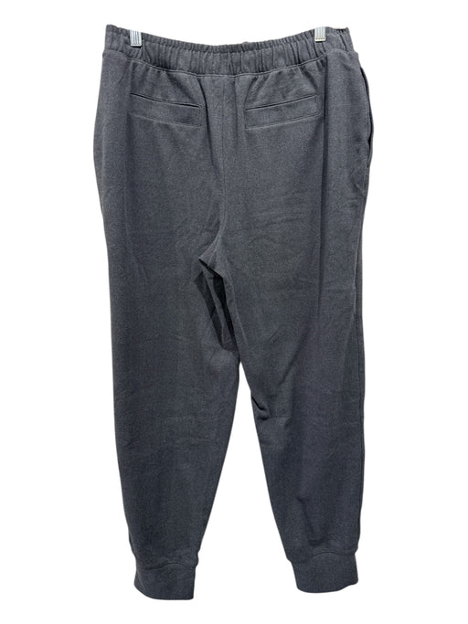 Varley Size Large Gray Polyester Blend Brushed Ribbed Elastic Waist Jogger Pants Gray / Large