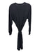 Madewell Size L Black Cashmere Blend Button Down Long Sleeve Sash Dress Black / L
