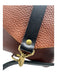 Glad & Young Brown & Black Leather Gold hardware Colorblock Adjustable Strap Bag Brown & Black / Small