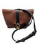 Glad & Young Brown & Black Leather Gold hardware Colorblock Adjustable Strap Bag Brown & Black / Small