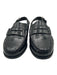 GH Bass Shoe Size 7.5 Black Leather Croc Embossed Slingback loafer Flats Black / 7.5