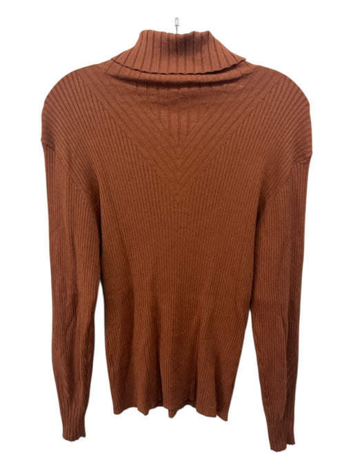 Varley Size S Brown Long Sleeve Ribbed turtle neck Sweater Brown / S