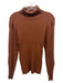 Varley Size S Brown Long Sleeve Ribbed turtle neck Sweater Brown / S