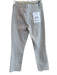 Frame Size 29 White & Navy Cotton Blend Striped 4 Pocket Zip Fly High Rise Jeans White & Navy / 29