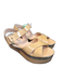Miu Miu Shoe Size 39 Nude & Silver Patent Leather Open Toe & Heel Platform Shoes Nude & Silver / 39