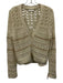 Jonathan Simkhai Size Large Cream White & Beige Cotton Blend Long Sleeve Sweater Cream White & Beige / Large
