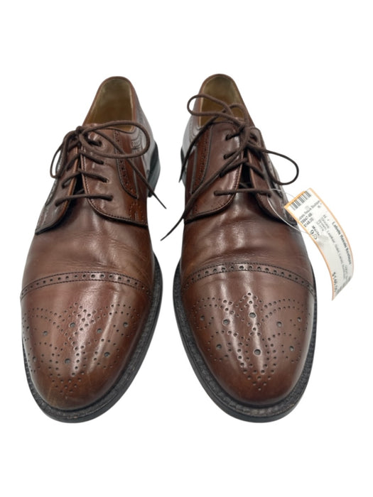 Mezlan Shoe Size 9.5 Brown Leather Solid Laces Men's Shoes Brown / 9.5