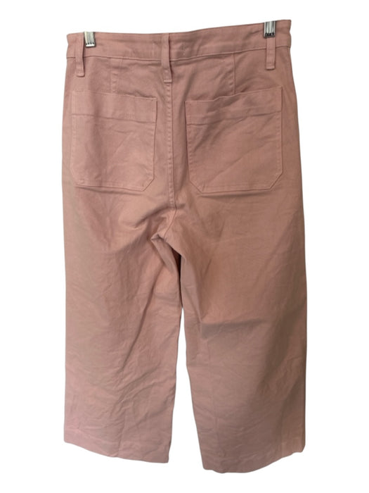 Madewell Size 27 Peach Cotton High Waist Wide Leg Pants Peach / 27