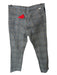 Mother Size 28 Gray & Blue Cotton Blend High Waist Plaid Side Stripes Pants Gray & Blue / 28