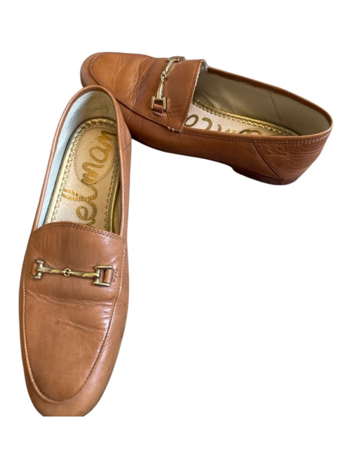 Sam Edelman Shoe Size 6.5 Camel Leather Horsebit GHW Loafers Camel / 6.5