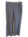 J Mclaughlin Size 12 Navy & white Rayon Blend High Rise Gingham Flat Front Pants Navy & white / 12