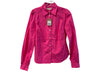 Boden Size 4 Pink 100% Cotton Pintuck Solid Button Down Long Sleeve Top Pink / 4